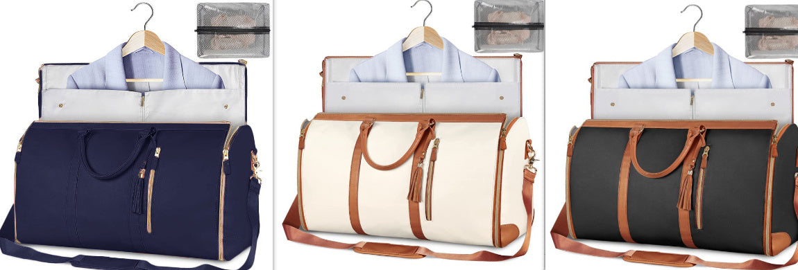 Women's Large Travel Duffle Bag – Waterproof Foldable Tote for Gym & Suitcase Storage