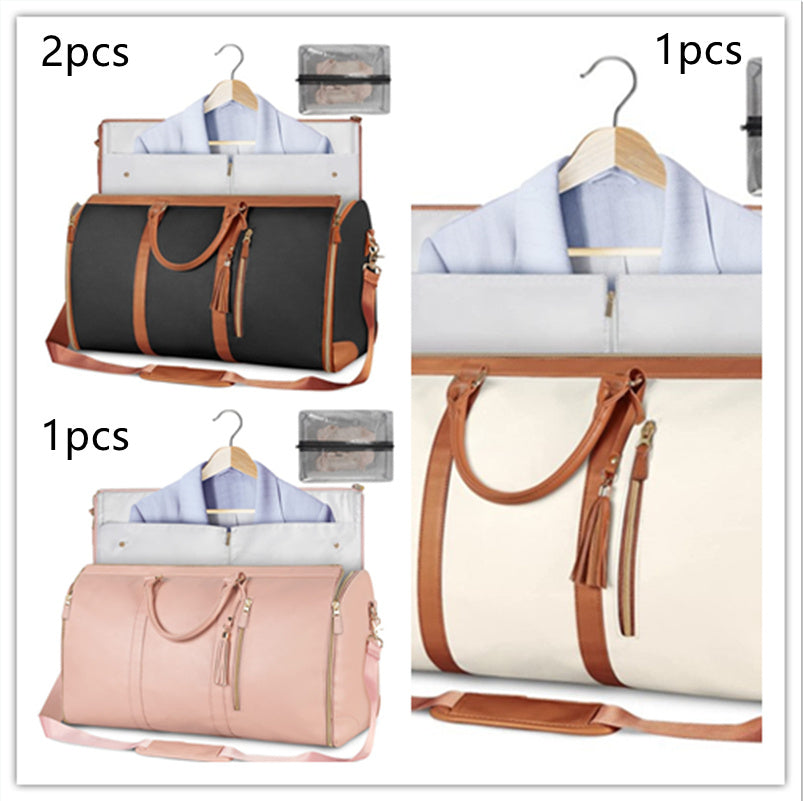 Women's Large Travel Duffle Bag – Waterproof Foldable Tote for Gym & Suitcase Storage