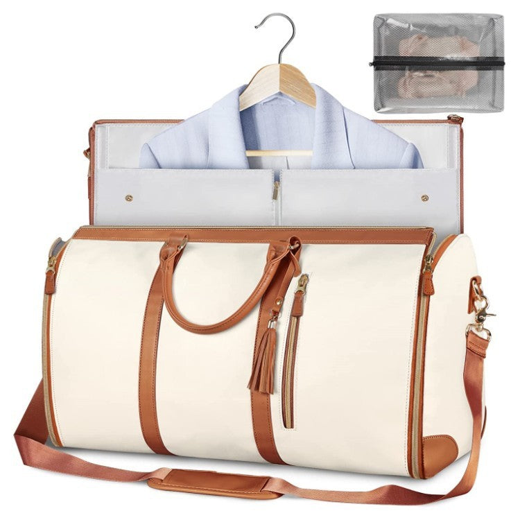 Women's Large Travel Duffle Bag – Waterproof Foldable Tote for Gym & Suitcase Storage