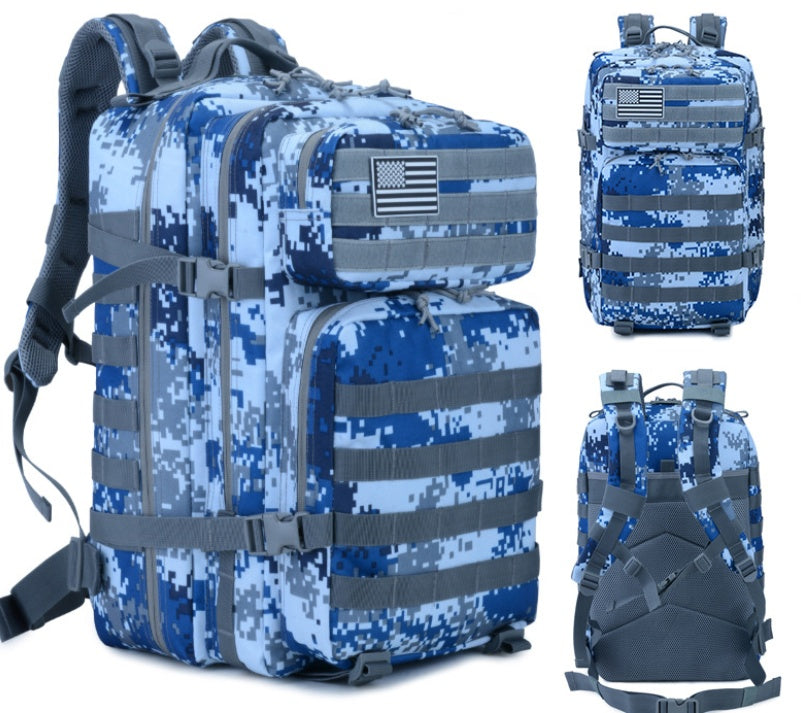 Military Tactical Backpack – Outdoor Mountaineering Bag w/ Laptop Compartment for Travel & Hiking
