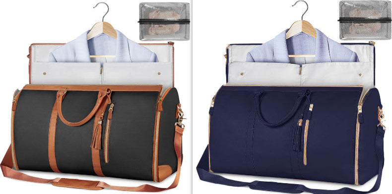 Women's Large Travel Duffle Bag – Waterproof Foldable Tote for Gym & Suitcase Storage