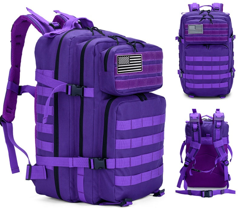Military Tactical Backpack – Outdoor Mountaineering Bag w/ Laptop Compartment for Travel & Hiking