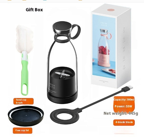 350ML USB Rechargeable Blender – Portable Electric Juicer & Mixer Cup for Kitchen/Travel
