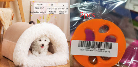 Portable Pet Nest – Winter Warm & Moisture-Proof for Dogs/Cats