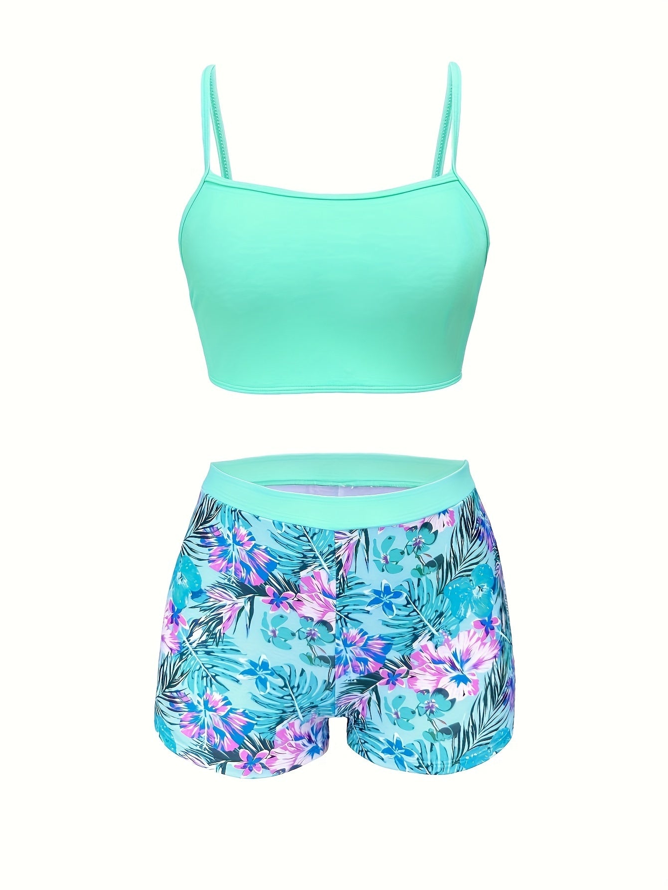 Women's Casual Two-Piece Swimsuit – Trendy Bikini Set
