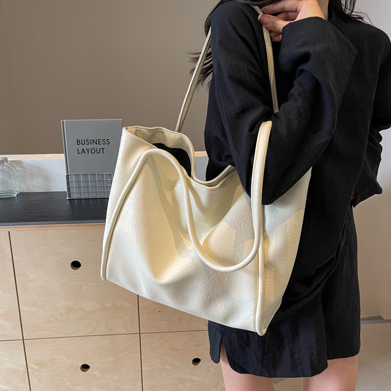 Women's Leather Tote Bag – Spacious, Stylish & Versatile for Work & Travel