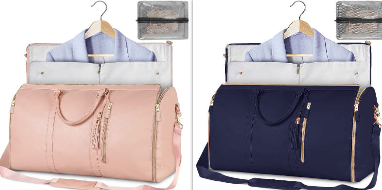 Women's Large Travel Duffle Bag – Waterproof Foldable Tote for Gym & Suitcase Storage