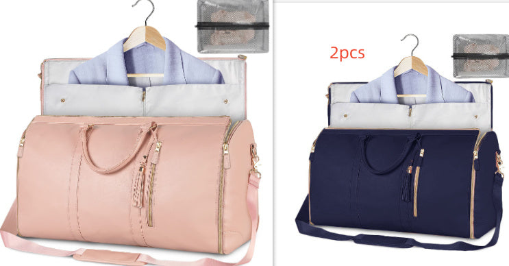 Women's Large Travel Duffle Bag – Waterproof Foldable Tote for Gym & Suitcase Storage