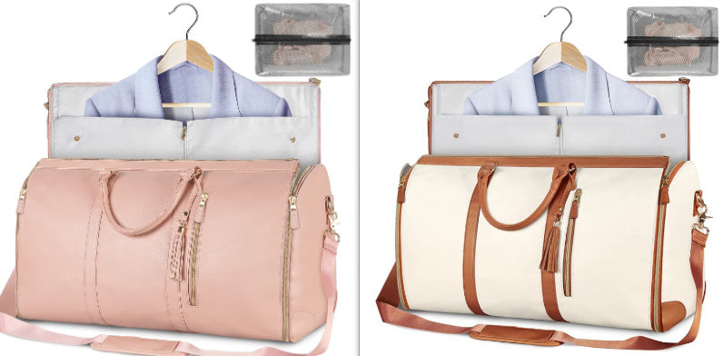 Women's Large Travel Duffle Bag – Waterproof Foldable Tote for Gym & Suitcase Storage