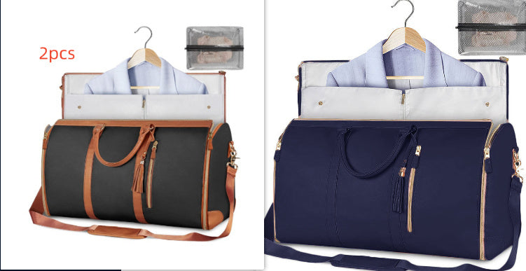Women's Large Travel Duffle Bag – Waterproof Foldable Tote for Gym & Suitcase Storage
