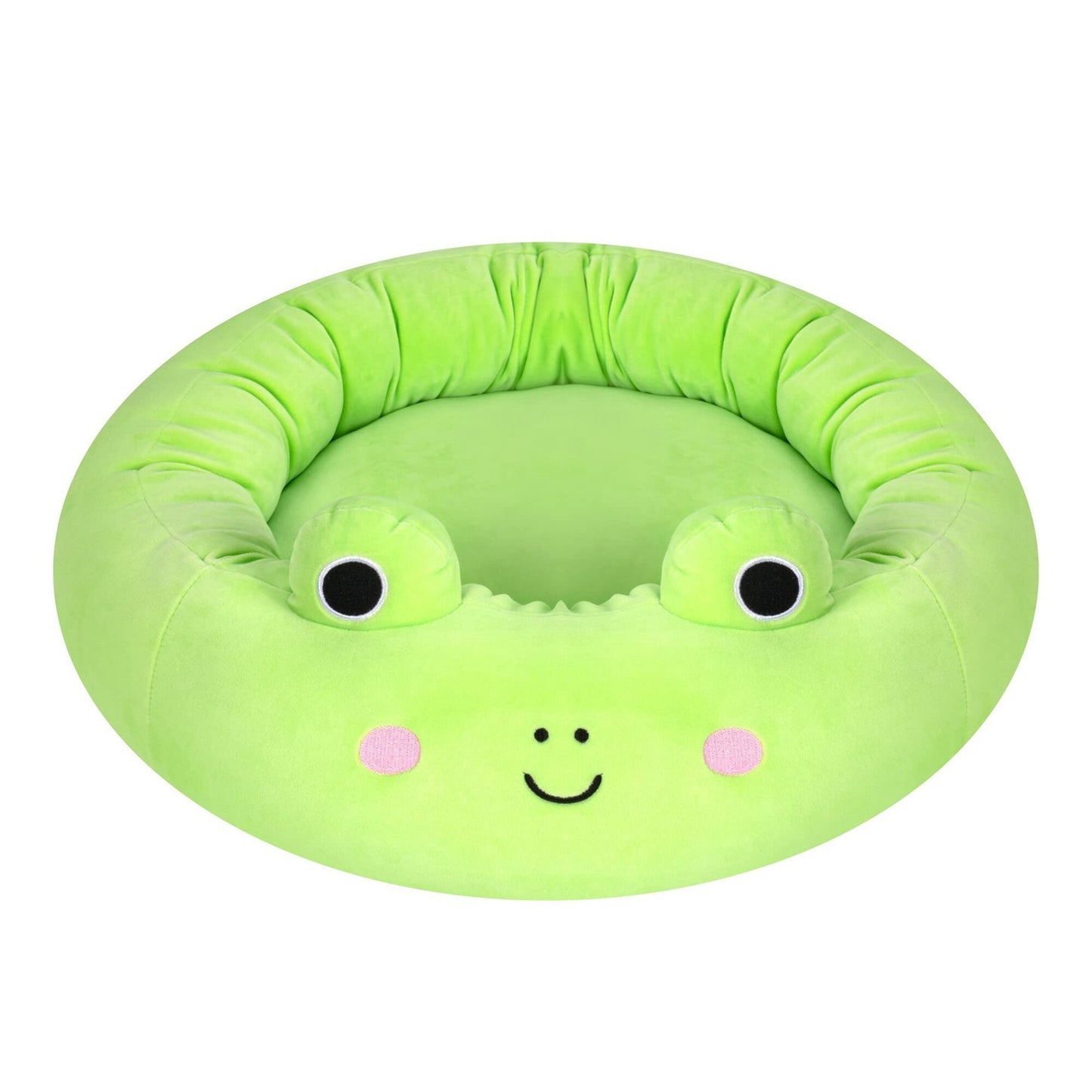 Fruit-Themed Plush Pet Bed – Super Soft Animal Print Dog/Cat Cushion