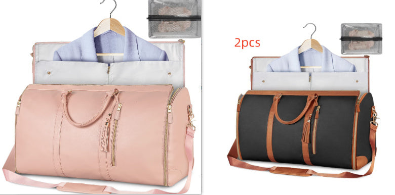 Women's Large Travel Duffle Bag – Waterproof Foldable Tote for Gym & Suitcase Storage