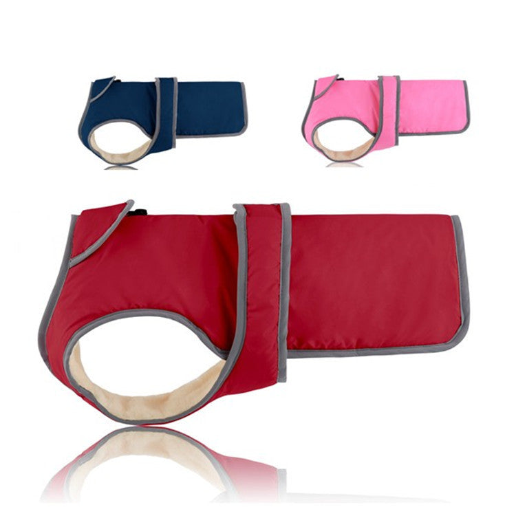 Dog Cotton Vest - Solid Color Lapel Pet Jacket for Small Dogs