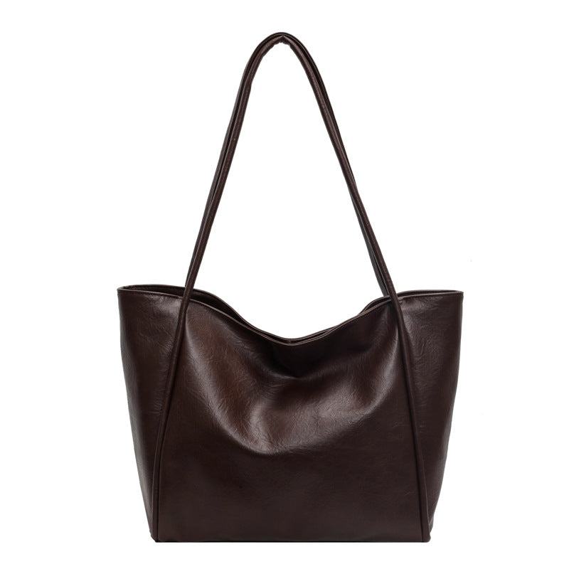 Women's Leather Tote Bag – Spacious, Stylish & Versatile for Work & Travel