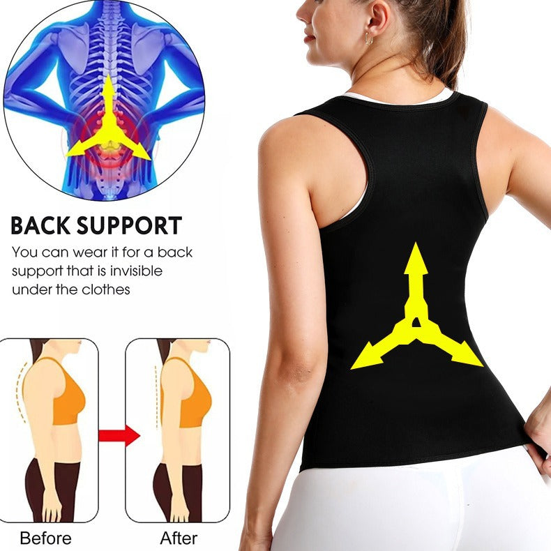 Women’s Body Shaping Waist Trainer Corset – Thickened Slimming Belt Vest for Waist Support