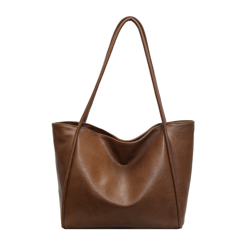 Women's Leather Tote Bag – Spacious, Stylish & Versatile for Work & Travel
