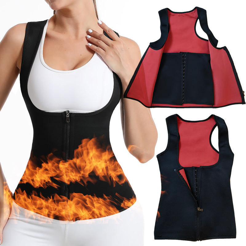 Women’s Body Shaping Waist Trainer Corset – Thickened Slimming Belt Vest for Waist Support