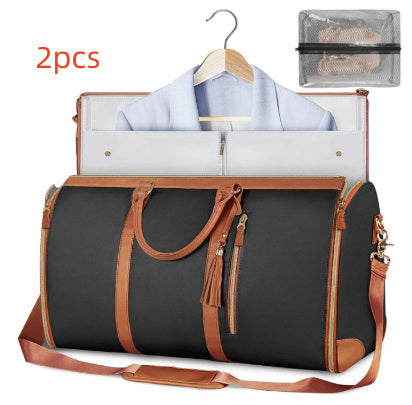 Women's Large Travel Duffle Bag – Waterproof Foldable Tote for Gym & Suitcase Storage