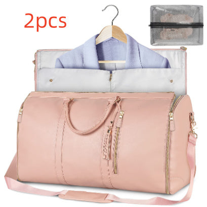 Women's Large Travel Duffle Bag – Waterproof Foldable Tote for Gym & Suitcase Storage