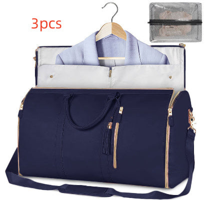Women's Large Travel Duffle Bag – Waterproof Foldable Tote for Gym & Suitcase Storage