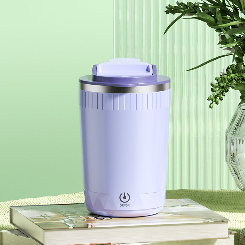 Auto-Stirring Electric Coffee Cup - Rechargeable Self-Mixing Travel Mug with Smart Stir Technology