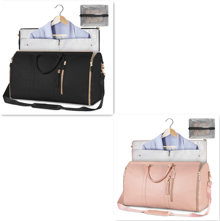 Women's Large Travel Duffle Bag – Waterproof Foldable Tote for Gym & Suitcase Storage