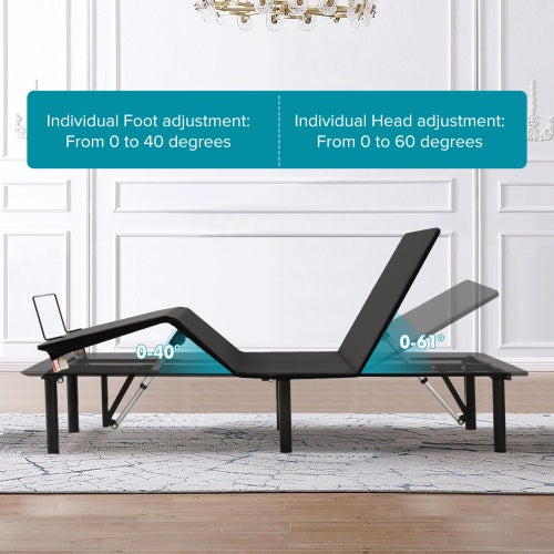 Adjustable Bed Base – Zero Gravity, Anti-Snore, Wireless Remote