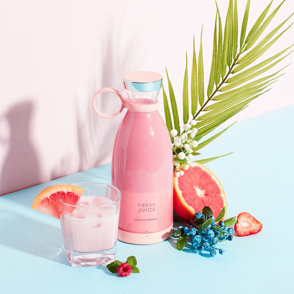 350ML USB Rechargeable Blender – Portable Electric Juicer & Mixer Cup for Kitchen/Travel