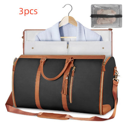 Women's Large Travel Duffle Bag – Waterproof Foldable Tote for Gym & Suitcase Storage