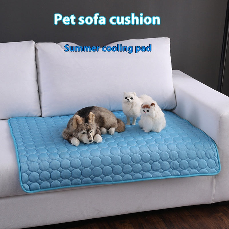 Summer Dog Cooling Mat – Extra Large Ice Pad for Pets (Cats & Dogs)
