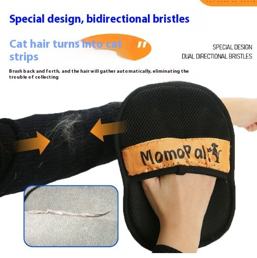 Pet hair removal gloves hair
