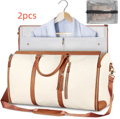 Women's Large Travel Duffle Bag – Waterproof Foldable Tote for Gym & Suitcase Storage