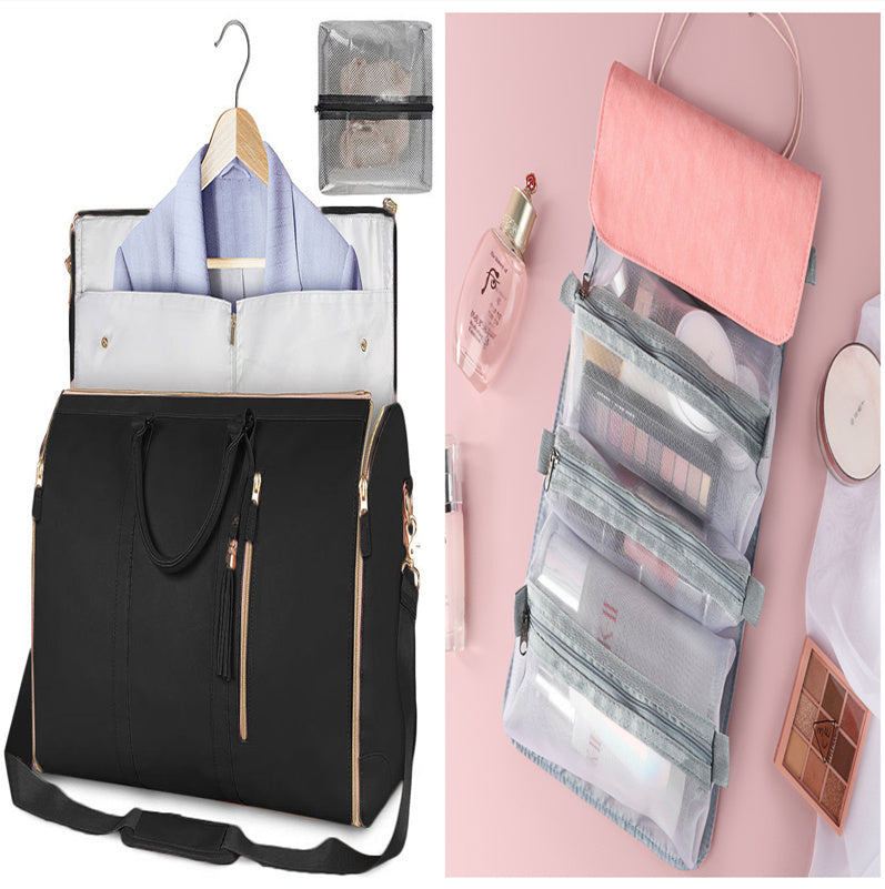 Women's Large Travel Duffle Bag – Waterproof Foldable Tote for Gym & Suitcase Storage