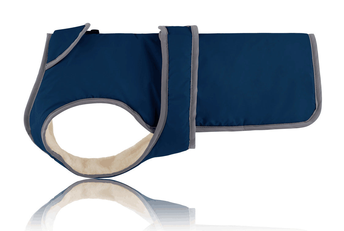 Dog Cotton Vest - Solid Color Lapel Pet Jacket for Small Dogs