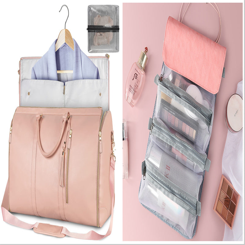 Women's Large Travel Duffle Bag – Waterproof Foldable Tote for Gym & Suitcase Storage