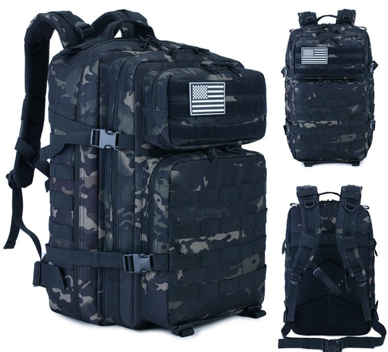 Military Tactical Backpack – Outdoor Mountaineering Bag w/ Laptop Compartment for Travel & Hiking