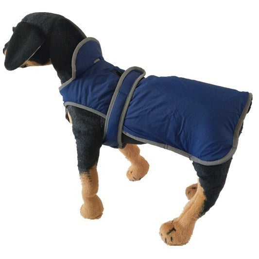 Dog Cotton Vest - Solid Color Lapel Pet Jacket for Small Dogs