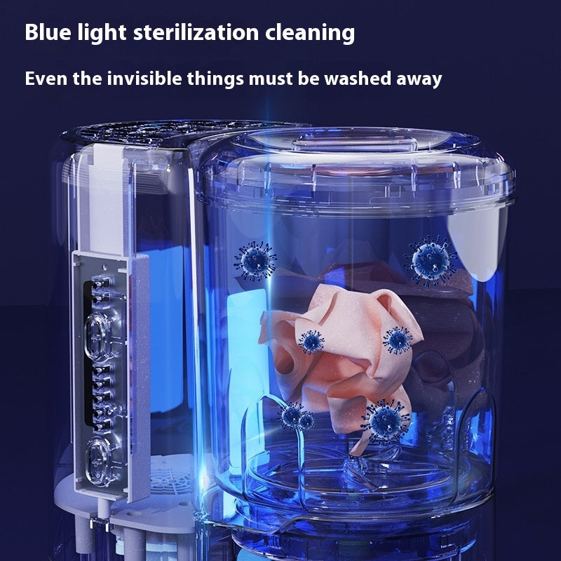 Portable Underwear & Socks Washer - Automatic Mini Laundry Cup with Fast Drying