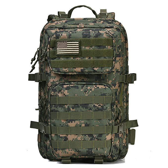 Military Tactical Backpack – Outdoor Mountaineering Bag w/ Laptop Compartment for Travel & Hiking