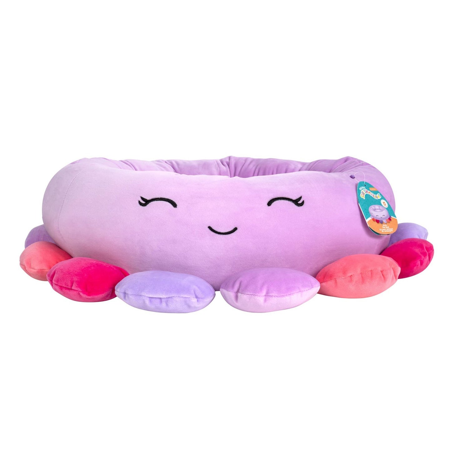 Fruit-Themed Plush Pet Bed – Super Soft Animal Print Dog/Cat Cushion
