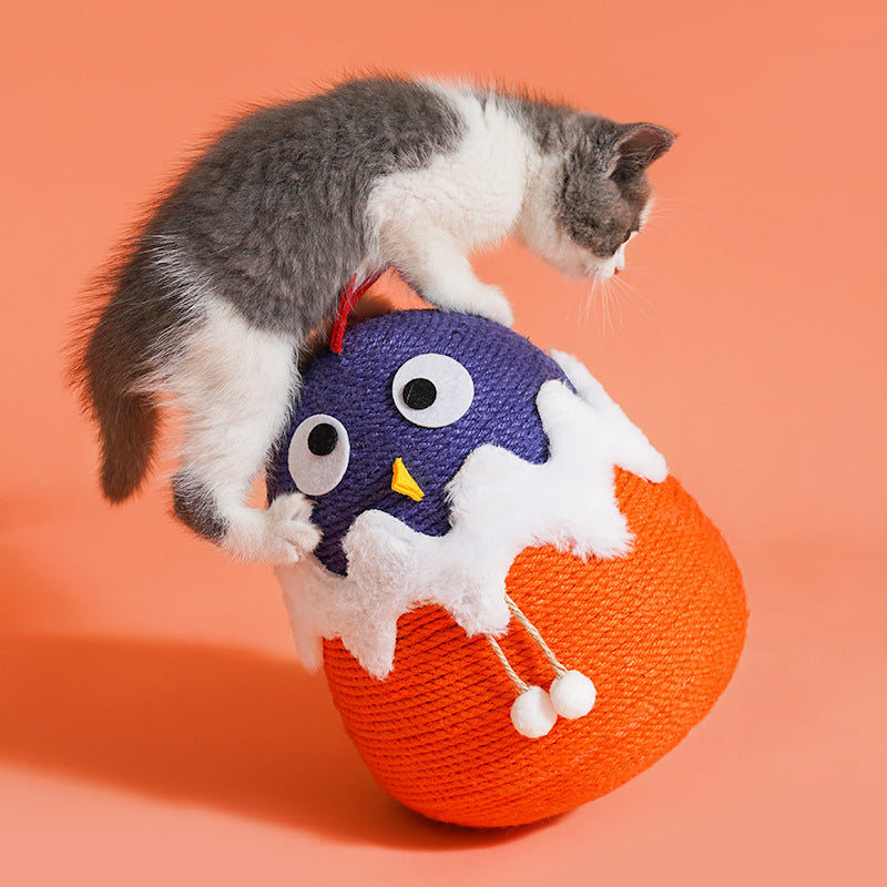 Tumbler Cat Toy – Teaser Ball Roller for Playful Cats (Interactive Pet Game)