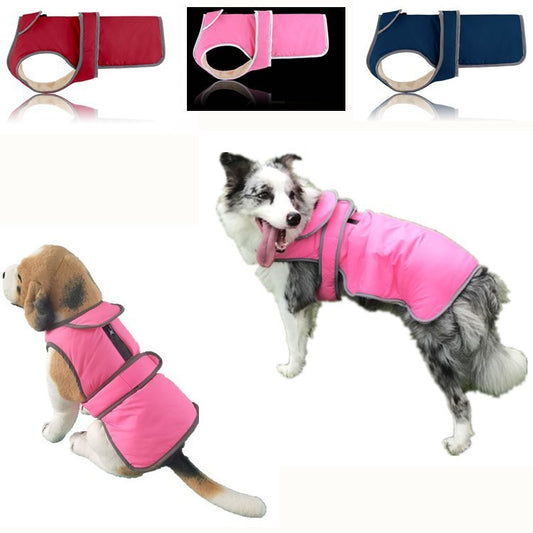 Dog Cotton Vest - Solid Color Lapel Pet Jacket for Small Dogs