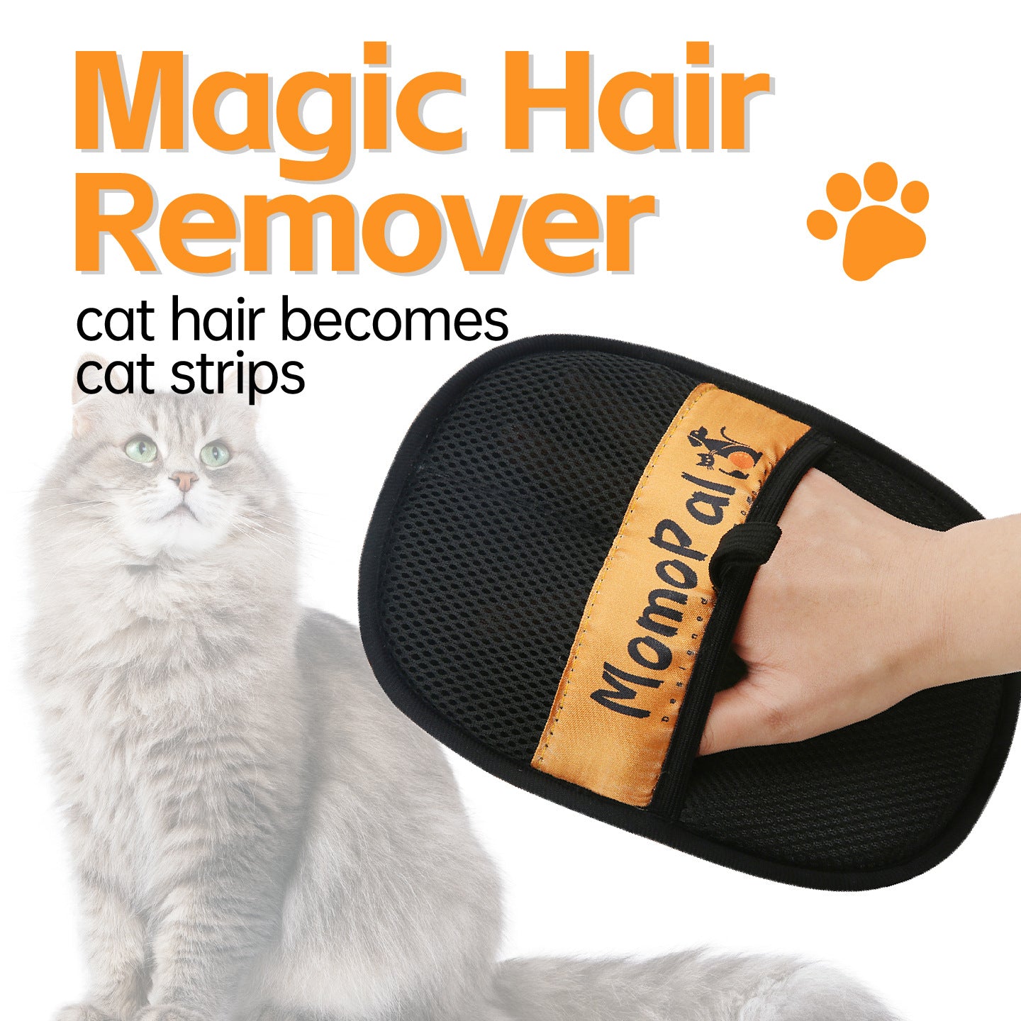 Pet hair removal gloves hair