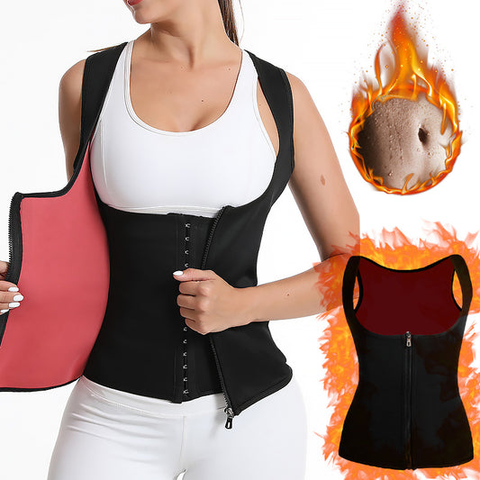 Women’s Body Shaping Waist Trainer Corset – Thickened Slimming Belt Vest for Waist Support