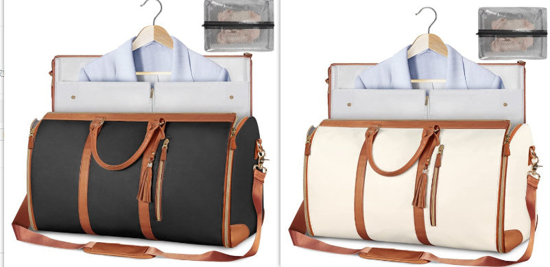 Women's Large Travel Duffle Bag – Waterproof Foldable Tote for Gym & Suitcase Storage