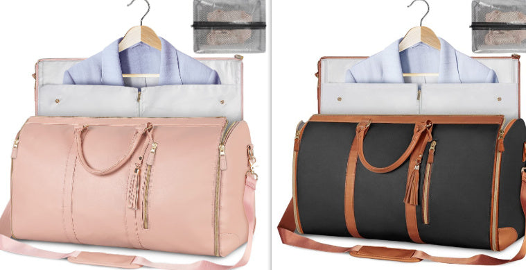 Women's Large Travel Duffle Bag – Waterproof Foldable Tote for Gym & Suitcase Storage